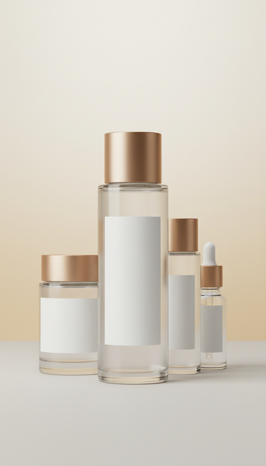 Hydra veil essence tall glass bottle