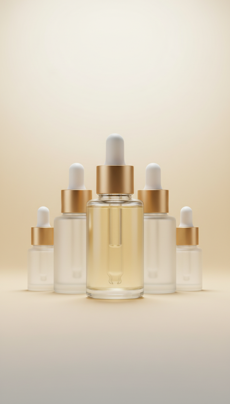 Radiance renewal serum glass dropper