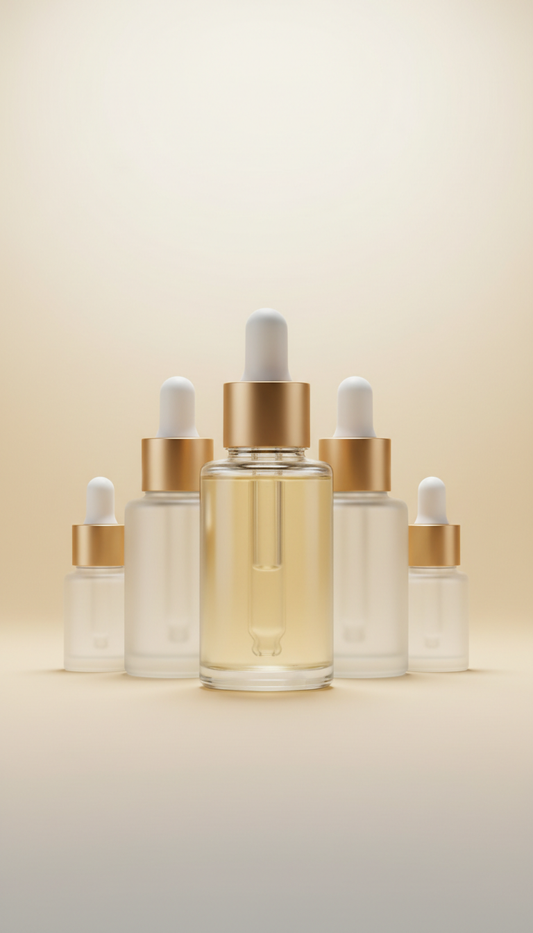 Radiance renewal serum glass dropper